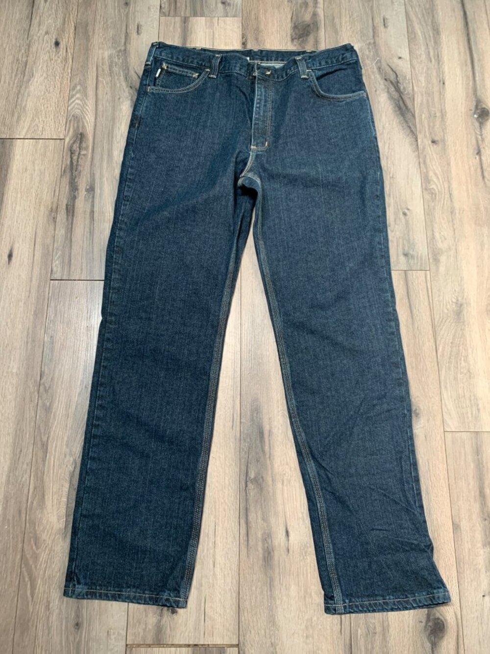 Carhartt Flame-Resistant Denim Jeans 38x34 Traditional Fit CAT 2